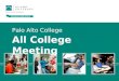 All College Meeting Palo Alto College. Where We Are