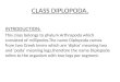 CLASS DIPLOPODA. INTRODUCTION; This class belongs to phylum Arthropoda which consisted of millipedes.The name Diplopoda comes from two Greek terms which