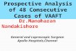 Dr.Manoharan Nandakishore General and Laproscopic Surgeon Apollo Hospitals,Chennai Prospective Analysis of 48 Consecutive Cases of VAAFT