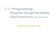 C++ Programming: Program Design Including Data Structures, Fourth Edition Chapter 20: Binary Trees