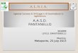 Agenzia Lucana di Sviluppo e di Innovazione in Agricoltura A.L.S.I.A. A.A.S.D.PANTANELLO BIOREM LIFE11 ENV/IT/000113 Meeting Metaponto, 25 July 2013