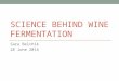 SCIENCE BEHIND WINE FERMENTATION Sara Belchik 28 June 2014