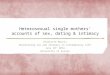 Heterosexual single mothers’ accounts of sex, dating & intimacy Charlotte Morris Researching sex and intimacy in contemporary life July 18 th 2014 University