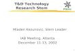 PS ERC 1 T&D Technology Research Stem Mladen Kezunovic, Stem Leader IAB Meeting, Atlanta December 11-13, 2002