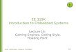 14-1 Bard, Gerstlauer, Valvano, Yerraballi EE 319K Introduction to Embedded Systems Lecture 14: Gaming Engines, Coding Style, Floating Point