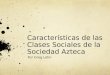 Características de las Clases Sociales de la Sociedad Azteca Por Greg Lehn