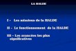 LA HALDE I - Les missions de la HALDE II - Le fonctionnement de la HALDE III – Les avancées les plus significatives