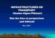 INFRASTRUCTURES DE TRANSPORT Hautes-Alpes Piémont État des lieux et perspectives Joël GIRAUD Mars 2012