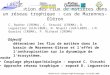Modélisation des flux de matières dans un réseau trophique : cas de Marennes-Oléron C. Bacher (CREMA), C. Struski (CREMA), D. Leguerrier (ULR/LBEM), N