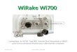 WiRake Wi700 Connectique du Wi700 Type ODC étanche Fibre Monomode et 48VDC paire cuivre connecteur étanche pour câble Hybride composite Hypercable J.C