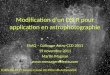 Modification dun DSLR pour application en astrophotographie FAAQ – Colloque Astro-CCD 2011 19 novembre 2011 Martin Magnan  IC405-IC410