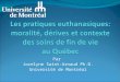 Par Jocelyne Saint-Arnaud Ph.D. Université de Montréal