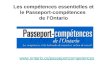 Les compétences essentielles et le Passeport-compétences de lOntario  