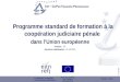 Slide 1/36 © copyright Programme standard de formation à la coopération judiciaire pénale dans lUnion européenne Version : 3.0 Dernière modification :