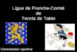 Ligue de Franche-Comté de Tennis de Table Commission sportive