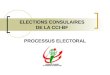 ELECTIONS CONSULAIRES DE LA CCI-BF PROCESSUS ELECTORAL