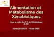 Alimentation et Métabolisme des Xénobiotiques Dans le cadre des T.T. de Métabolisme de D2 Kévin DHONDT – Victor PAIN