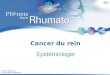 Cancer du rein Epidémiologie Pr Michaël Peyromaure Dr Nicolas Barry Delongchamps