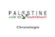 Chronologie. Un peu dhistoire… Le terme « Palestine » est utilisé depuis plusieurs siècles pour désigner le territoire situé géographiquement entre la