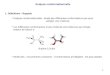 1 Analyse conformationnelle 1. Définitions - Rappels * Analyse conformationnelle : étude des différentes conformations que peut adopter une molécule *