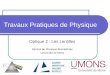 Travaux Pratiques de Physique Optique 2 : Les Lentilles Service de Physique Biomédicale Université de Mons