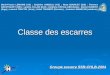Classe des escarres Groupe escarre SSR-CHLB-2004 Marie-France LEMAIRE (AS) ; Delphine GHIDELLI (AS) ; Rosa BOURLET (IDE) ; Florence RAKOTOZAFY (IDE) ;