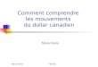Mario FortinFEC762 Comment comprendre les mouvements du dollar canadien Mario Fortin