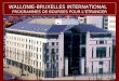 1 WALLONIE-BRUXELLES INTERNATIONAL PROGRAMMES DE BOURSES POUR LETRANGER