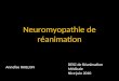 Neuromyopathie de réanimation Annelise RAILLON DESC de Réanimation Médicale Nice juin 2010