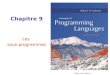 ISBN 0-321-49362-1 Chapitre 9 Les sous-programmes