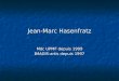 Jean-Marc Hasenfratz Mdc UPMF depuis 1999 i MAGIS-artis depuis 1997