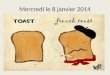 Mercredi le 8 janvier 2014 Only people who were absent yesterday can now submit notes: F 3: (Pg. 78 late, unless absent) & (81,86,87) F2: (Pg. 123-124
