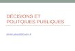 D‰CISIONS ET POLITQIUES PUBLIQUES  @cnam.fr
