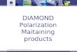 © DIAMOND Hauptsitz / 09-08 / Kunden / 1 DIAMOND Polarization Maitaining products