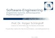 30.11.2005 Software-Engineering II Eingebettete Systeme, Softwarequalität, Projektmanagement Prof. Dr. Holger Schlingloff Institut für Informatik der Humboldt