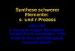 Synthese schwerer Elemente: s- und r-Prozess Tobias Heil 6. Vortrag des Seminar über Nukleare Astrophysik und Anwendungen – SS04 Institut für Kern und