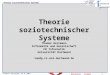 1 Thomas Herrmann 19.4.2001 Theorie soziotechnischer Systeme informatik & gesellschaft BeispieleFragen Theorie soziotechnischer Systeme Thomas Herrmann