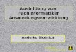 Wizards & Builders GmbH Ausbildung zum Fachinformatiker Anwendungsentwicklung Andelko Sicenica