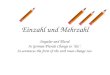 Einzahl und Mehrzahl Singular and Plural In German Plurals Change to die. In sentences the form of the verb must change too
