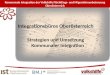 Integrationsbüros Oberösterreich Strategien und Umsetzung Kommunaler Integration Kommunale Integration der Volkshilfe Flüchtlings- und MigrantInnenbetreuung