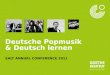Seite 1 Deutsche Popmusik & Deutsch lernen SALT ANNUAL CONFERENCE 2011