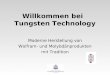 Willkommen bei Tungsten Technology Moderne Herstellung von Wolfram- und Molybdänprodukten mit Tradition