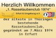 Der älteste in Thüringen bestehende Rassetaubenclub, gegründet am 7.März 1974 in Erfurt