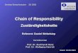 Seminar Entwurfsmuster Chain of Responsibility Zuständigkeitskette SS 2003 Stand 18.06.2003 Referent: Daniel Webelsiep Korreferenten Prof. Dr. Burkhardt
