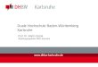 Duale Hochschule Baden-W¼rttemberg Karlsruhe   Prof. Dr. Martin Detzel Studiengangsleiter BWL-Industrie