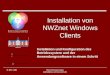 Westfälische Wilhelms-Universität Münster 11-DEC-2003 Heinz-Hermann Adam (adamh@nwz.uni-muenster.de) Installation von NWZnet Windows Clients Installation