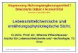 O.Univ. Prof. Dr. Werner Pfannhauser Institut für Lebensmittelchemie und -technologie Abgrenzung Nahrungsergänzungsmittel / Bilanzierte Diäten / Arzneimittel