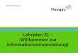 Amt f¼r Volksschule Lehrplan 21 â€“ Willkommen zur Informationsveranstaltung!