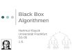 Black Box Algorithmen Hartmut Klauck Universität Frankfurt SS 05 1.6