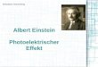 Albert Einstein Photoelektrischer Effekt Sebastian Glantschnig